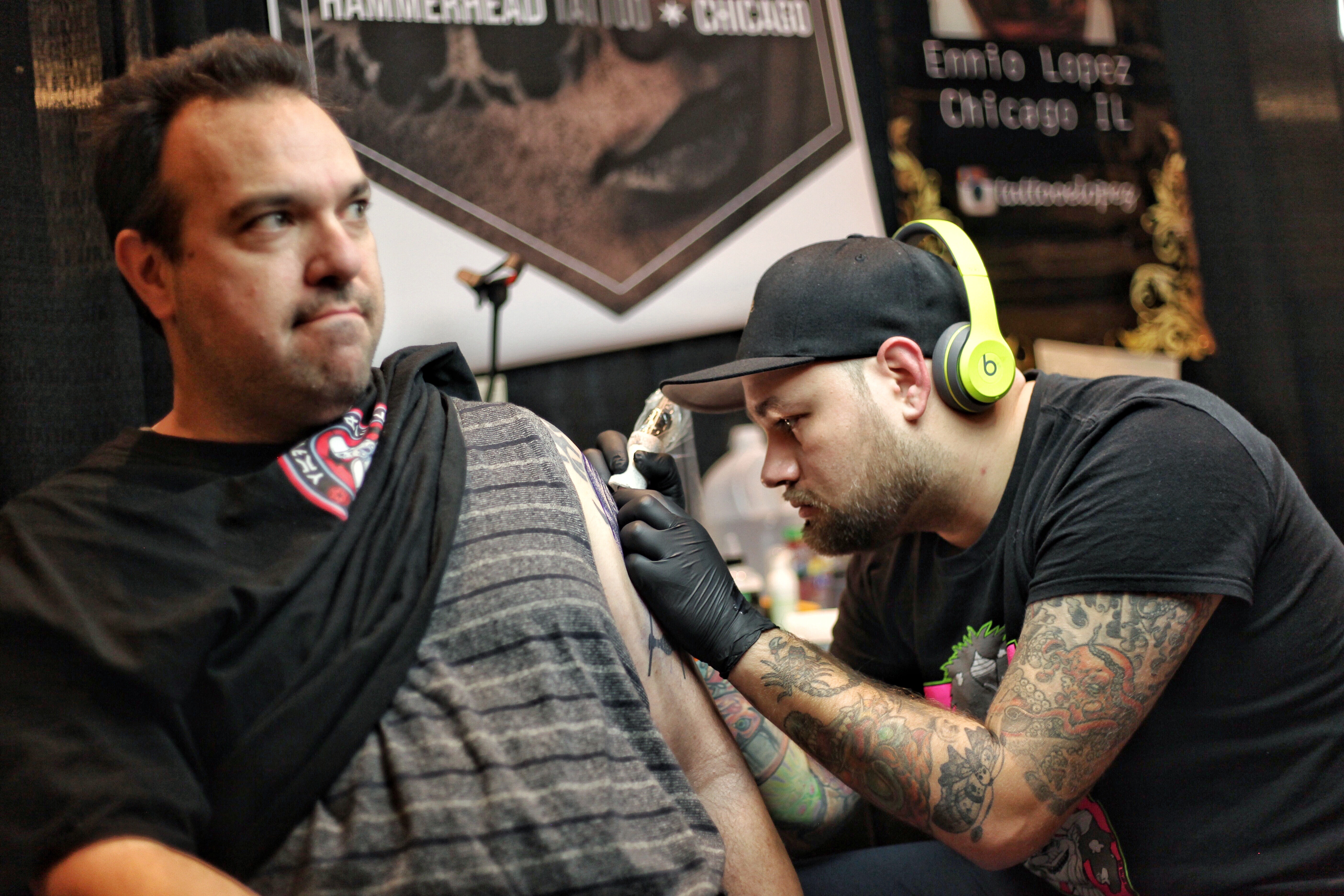 Tattoo community adjusts to COVID19 safety measures at Golden State Tattoo  Expo  Talon Marks