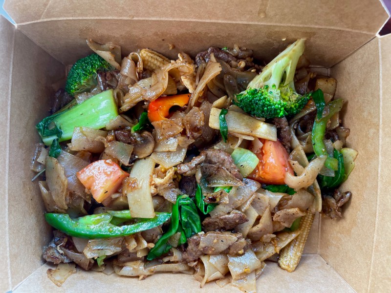 pad kee mao at Tasty Food to Go