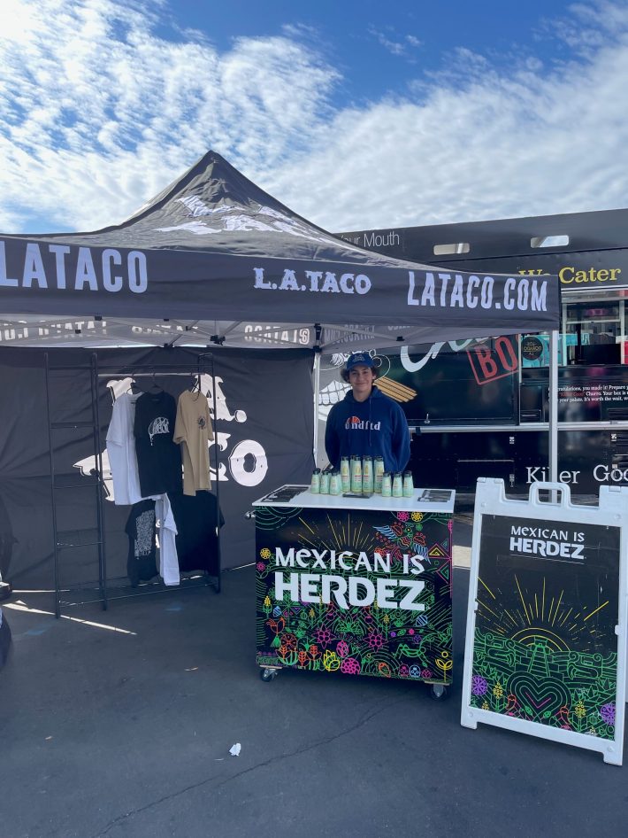 L.A. TACO booth at Smorgasburg L.A.