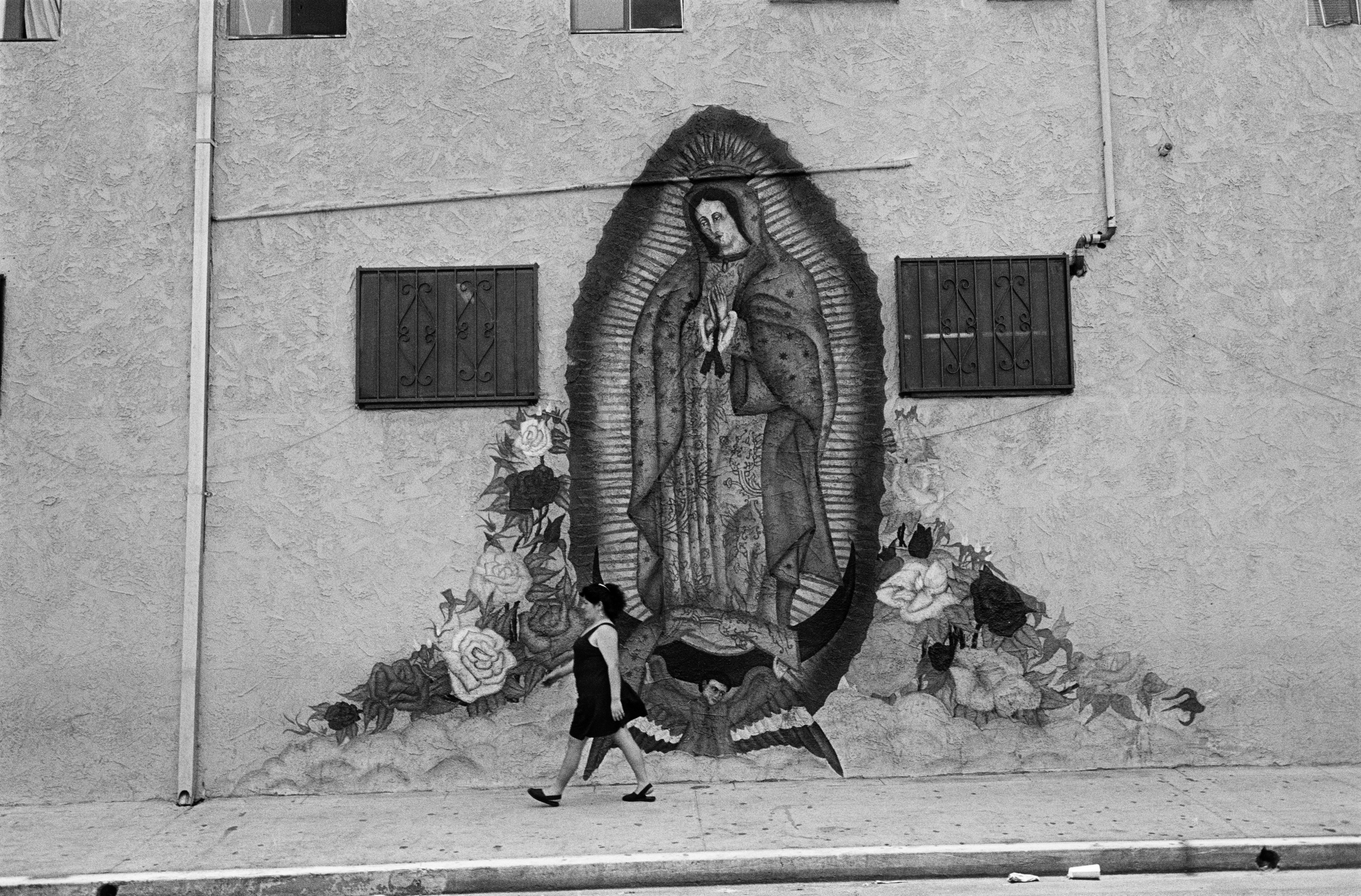 The Virgin de Guadalupe.South Central, Los Angeles CA, 1992