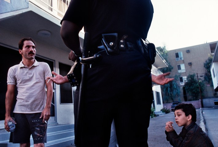 Officer Llanes responds to a domestic violence call with a Roma family.