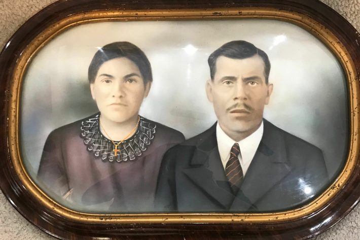 Ventura and Jose Manuel Preciado, the grandparents of Jose Preciado who worked and lived on the campsites in the railroads.