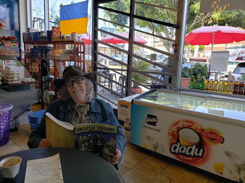 Konstantin Chvouim, owner of Babushka Deli. Photo by Hadley Tomicki for L.A. TACO.