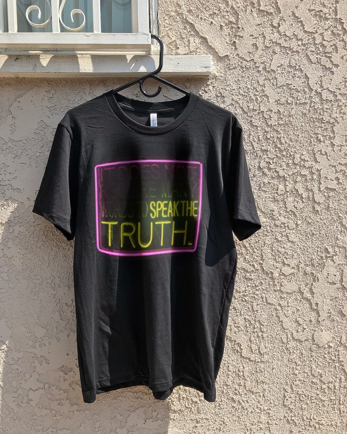 T Shirt design in Neon