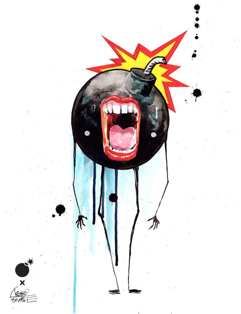 期間限定大幅値下げ！貴重＊Lora Zombie＊ cobain＊アート Lora-Zombie-X-The-Hundreds-