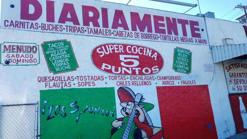 Los Cinco Puntos. Photo from the L.A .TACO archives. 