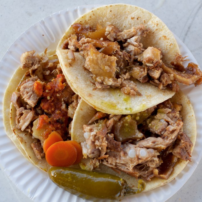 Tacos at Los Guichos
