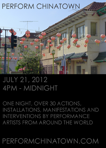 Perform Chinatown Flyer