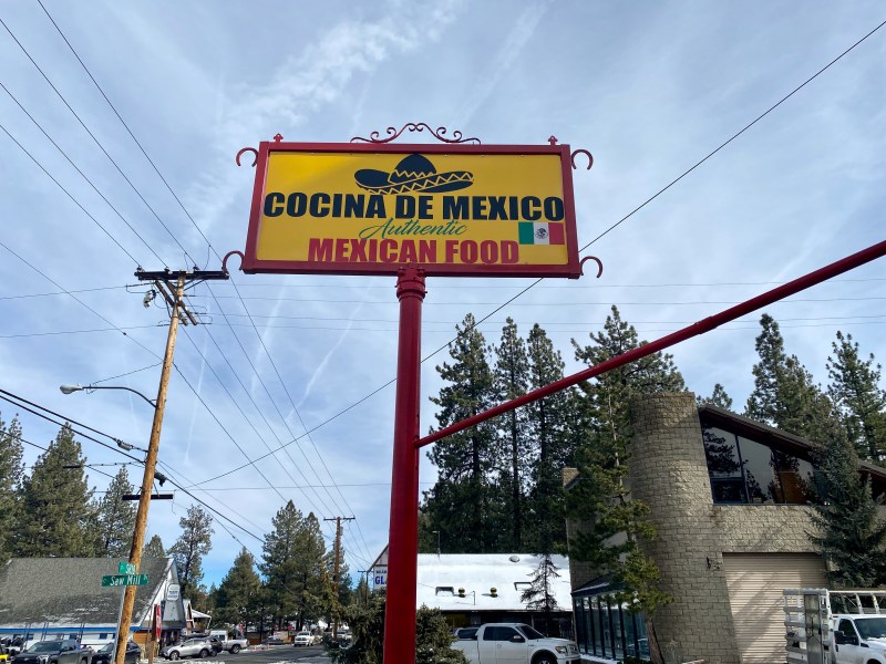 Outside Cocina de Mexico.
