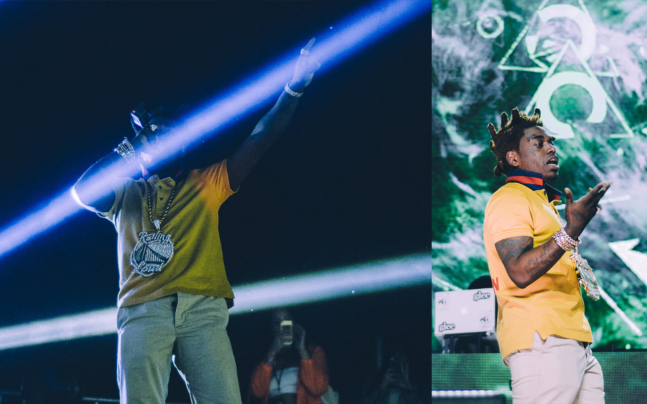 Rapper Kodak Black performs onstage during day three of Rolling