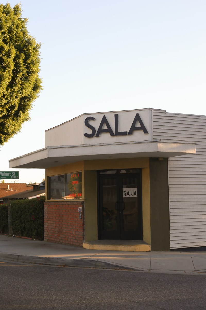 Outside Sala's Whittier location. Photo via Sala.