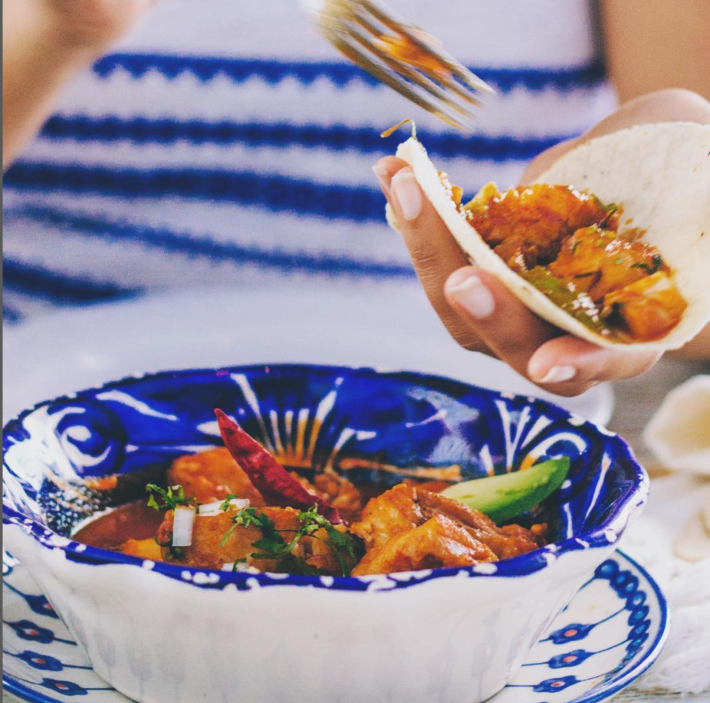 birria de pescado at Erizo