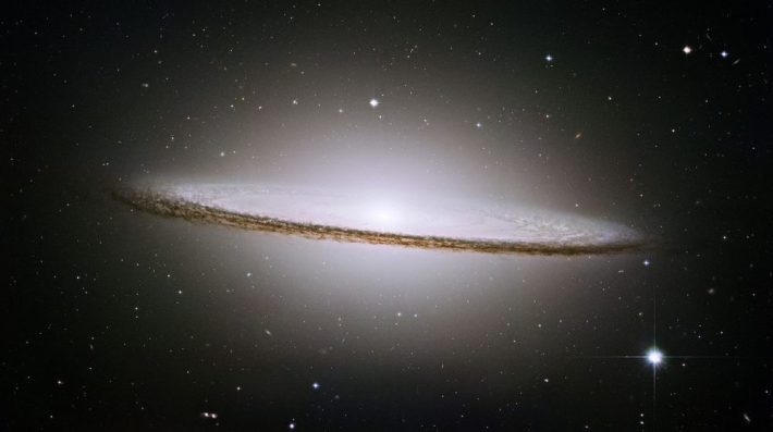 a hat shaped galaxy