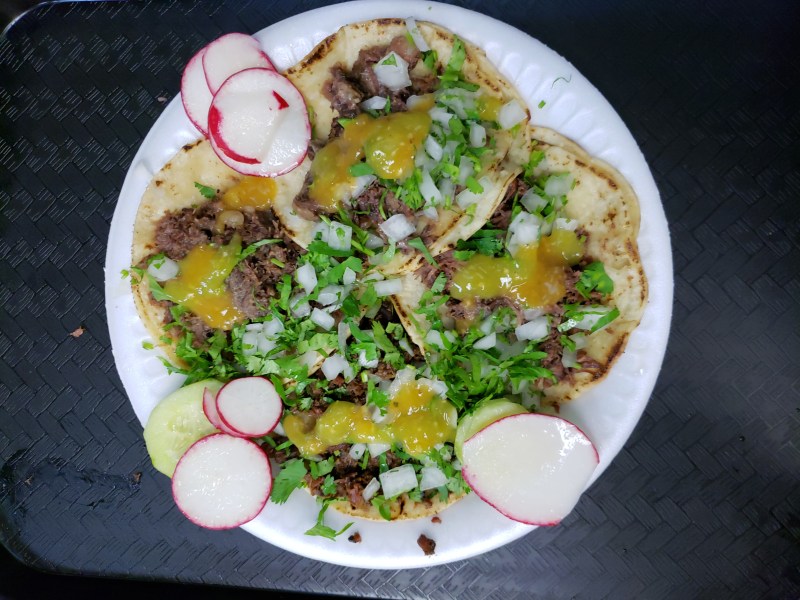 Tacos from Tacos El Negro