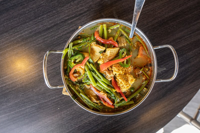 Samlar Machu Kroeung at Odom Khmer Restaurant.