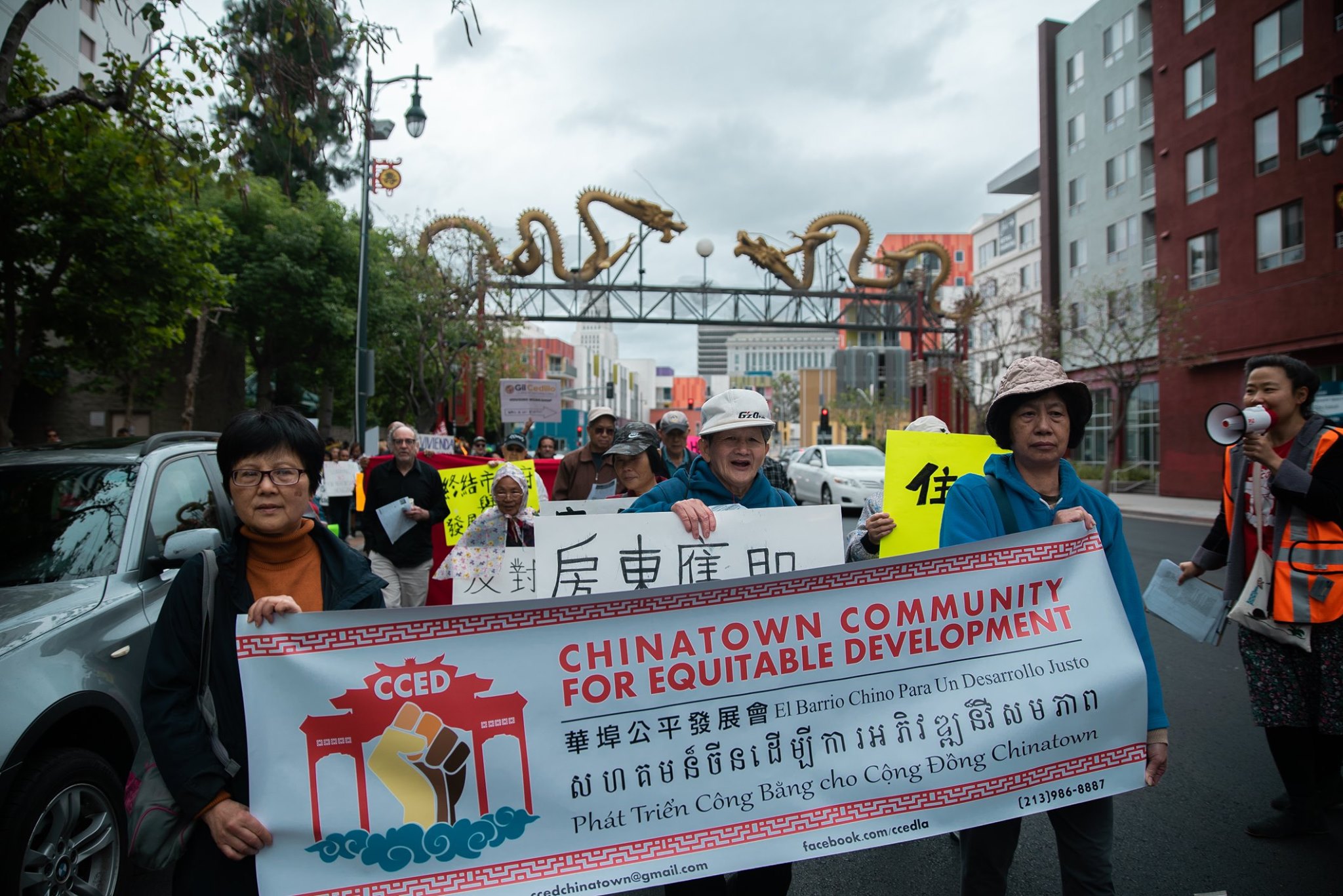 Chinatown Tenants Protest Outside City Hall Against Landlord Harassment