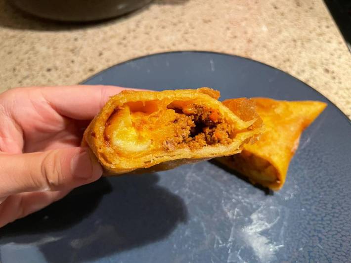 Cariaco’s empanada de carne.