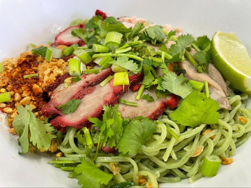 boat noodles at Sapp Coffee Shop.