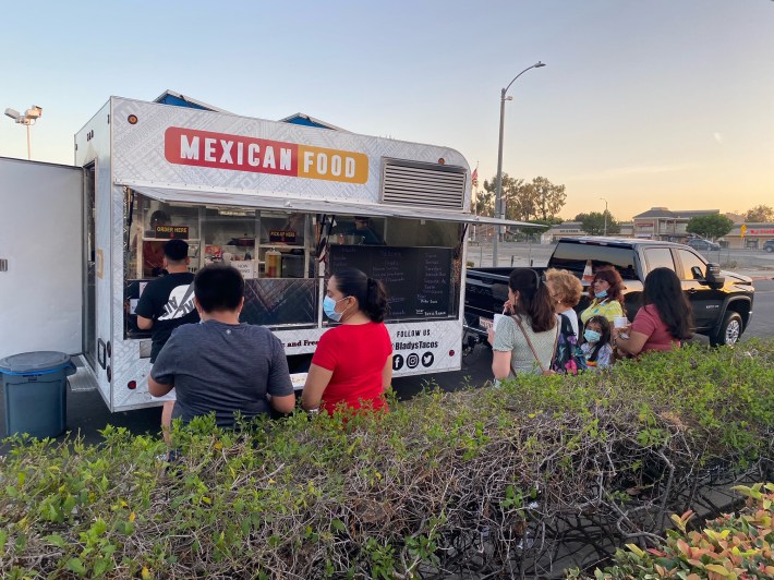 The Blady's Tacos trailer.