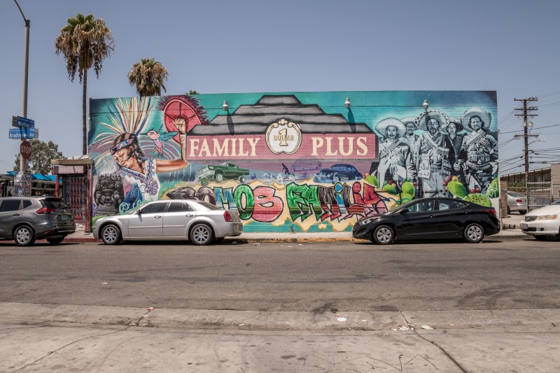 Bradshawe Avenue at Whittier Boulevard, East L.A. Photo by Jared Cowan for L.A. TACO.