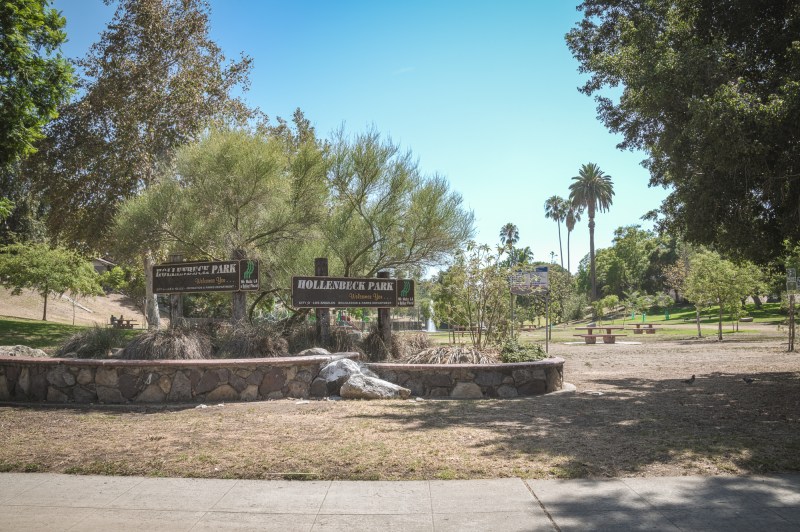 Hollenbeck Park. Photo by Jared Cowan for L.A. TACO.