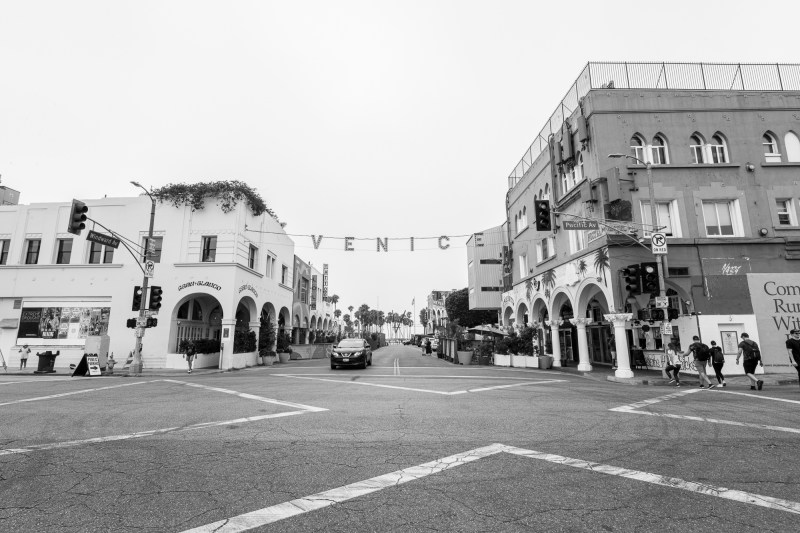 Windward Ave and Pacific Ave, Venice Beach. Photo by Jared Cowan for L.A. TACO.
