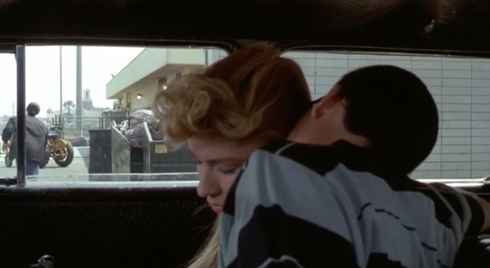 Chuco drops off Angel at school. Photo via Warner Bros. Pictures.