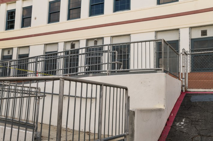 The Hollenbeck Middle School campus. Photo by Jared Cowan for L.A. TACO.