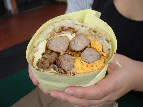 Breakfast Burrito (Sausage)