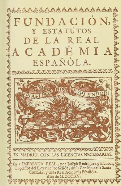 ROYAL ACADEMY OF SPANISH