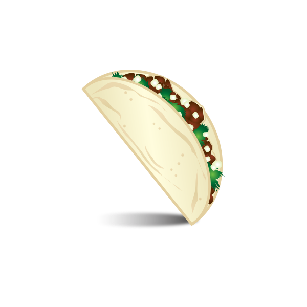 single taco emoji