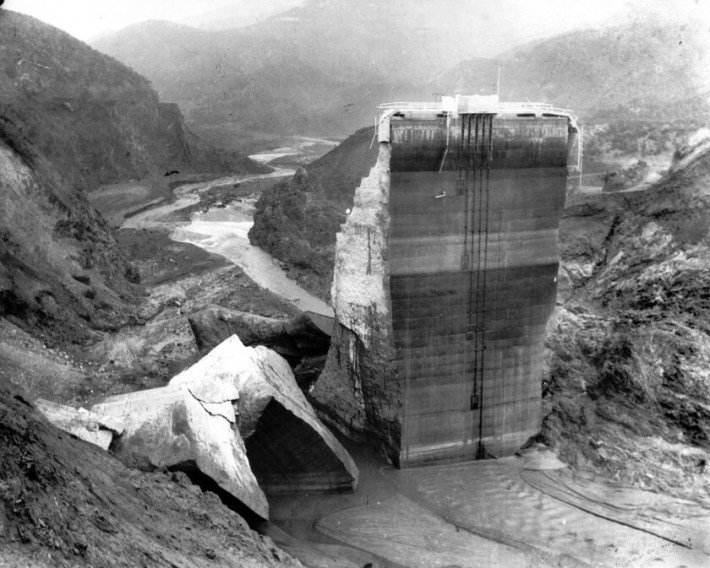 The St. Francis Dam.