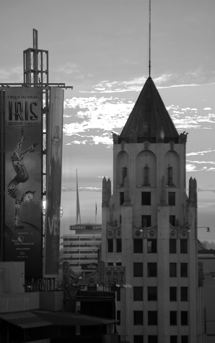 sunrise over hollywood