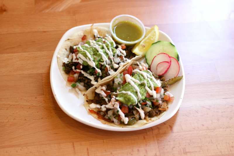 A taco de asada at Taquero Mucho.